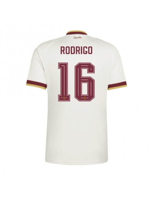 Spanien Rodri Hernandez #16 Auswärtstrikot WM 2026 Kurzarm Spanien Rodri Hernandez #16 Auswärtstrikot WM 2026 Kurzarm